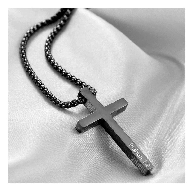 Personalised Engraved Cross Necklace