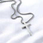 Personalised Engraved Cross Necklace