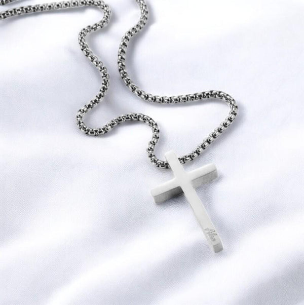 Personalised Engraved Cross Necklace
