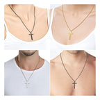 Personalised Engraved Cross Necklace