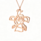 Custom Child's Drawing Necklace — Turn Your Kid's Art Into Jewellery